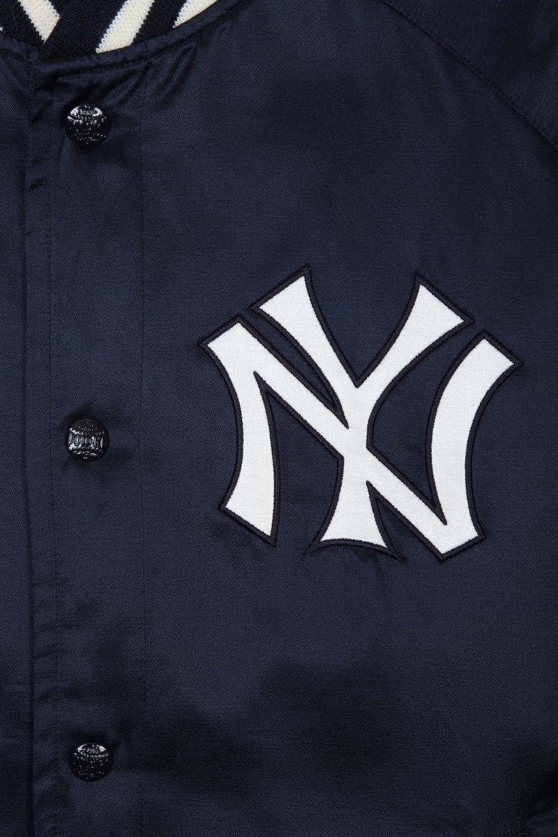 Yankees satin jacket Aviator navy