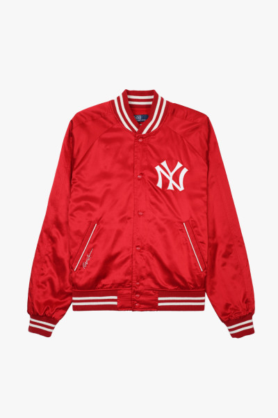 Yankees satin jacket Ralph red