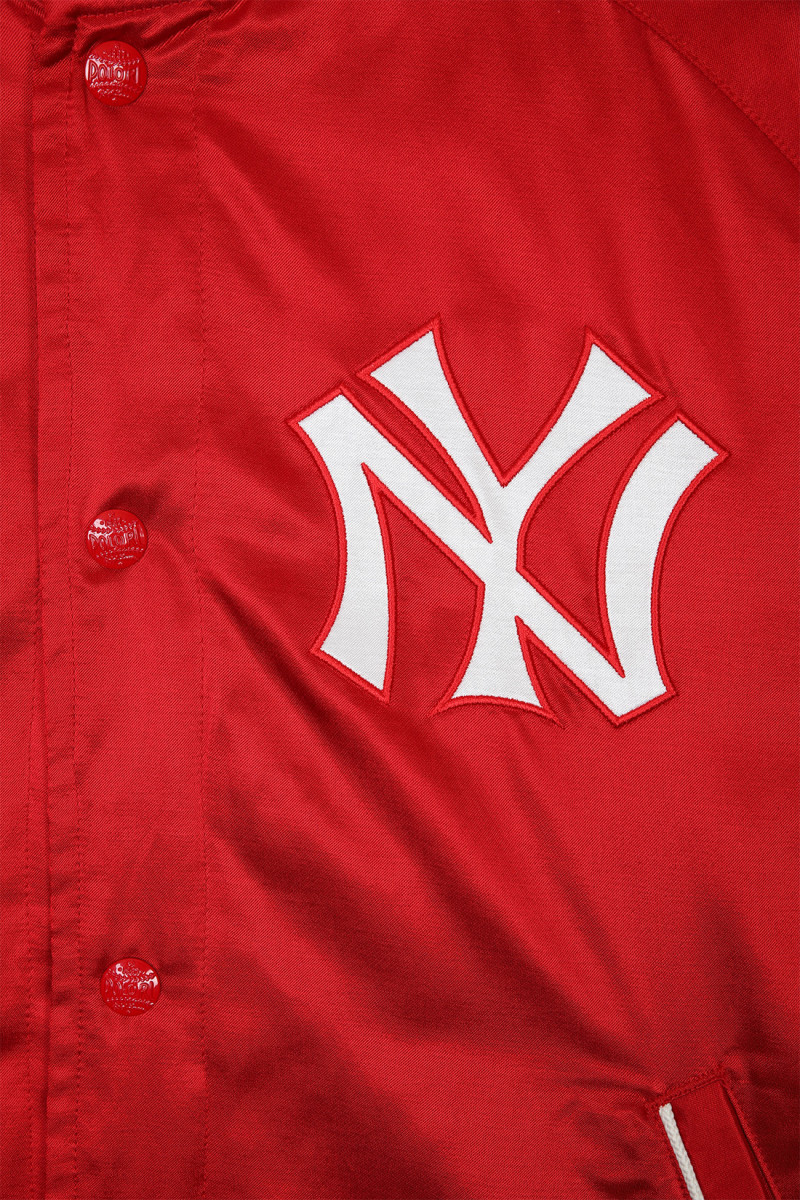 Yankees satin jacket Ralph red