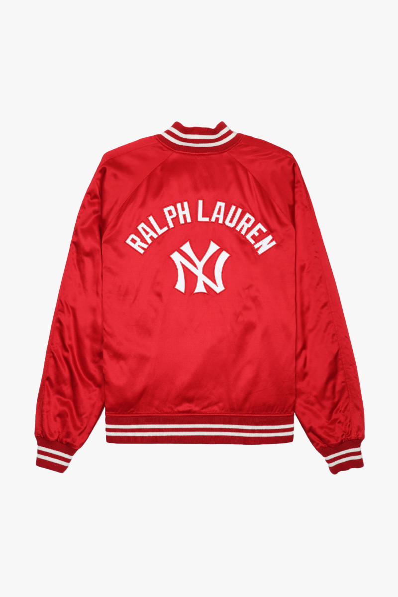 Yankees satin jacket Ralph red