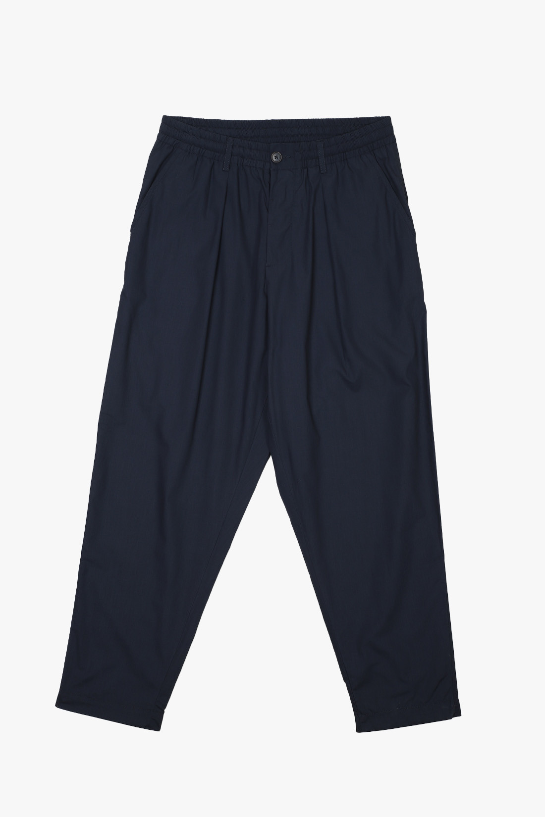 Pleated track pant polytech Navy