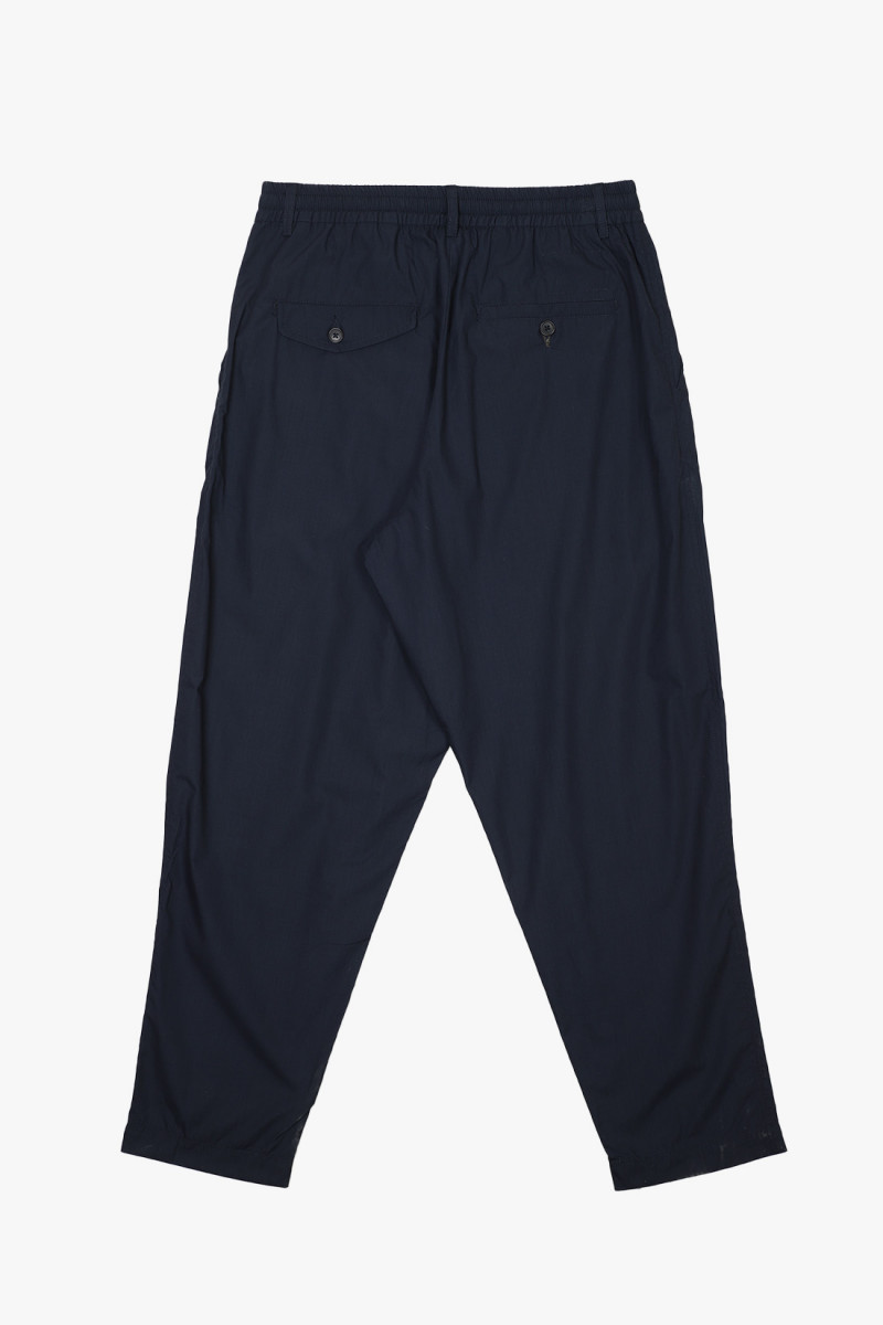 Pleated track pant polytech Navy