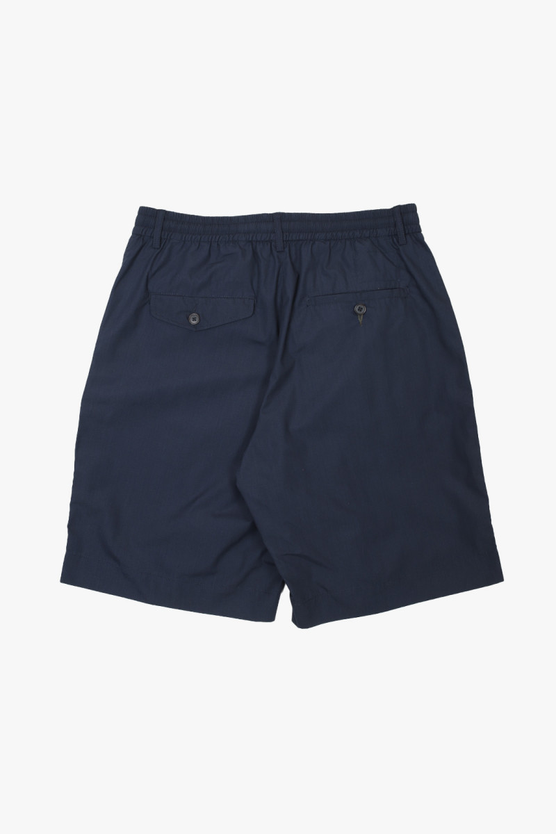 Pleated track short polytech Navy