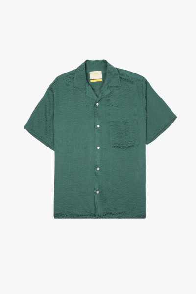 Portuguese flannel Finger print Green - GRADUATE STORE