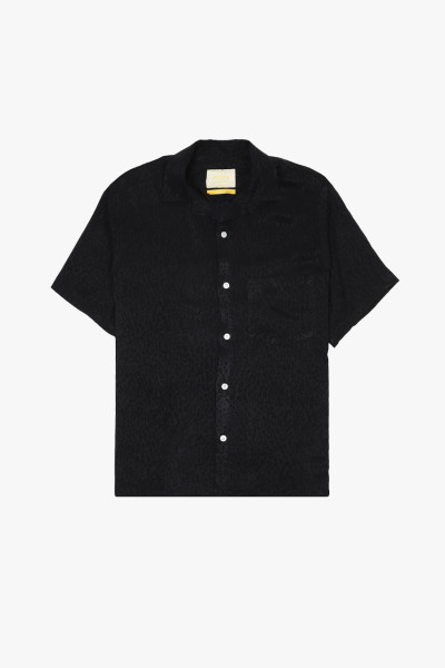 Portuguese flannel Finger print Black - GRADUATE STORE