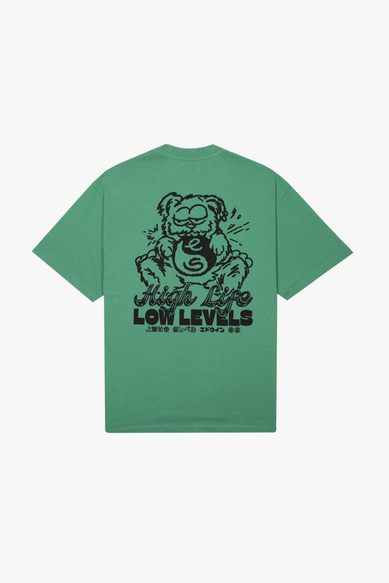 High bear tee Mint green