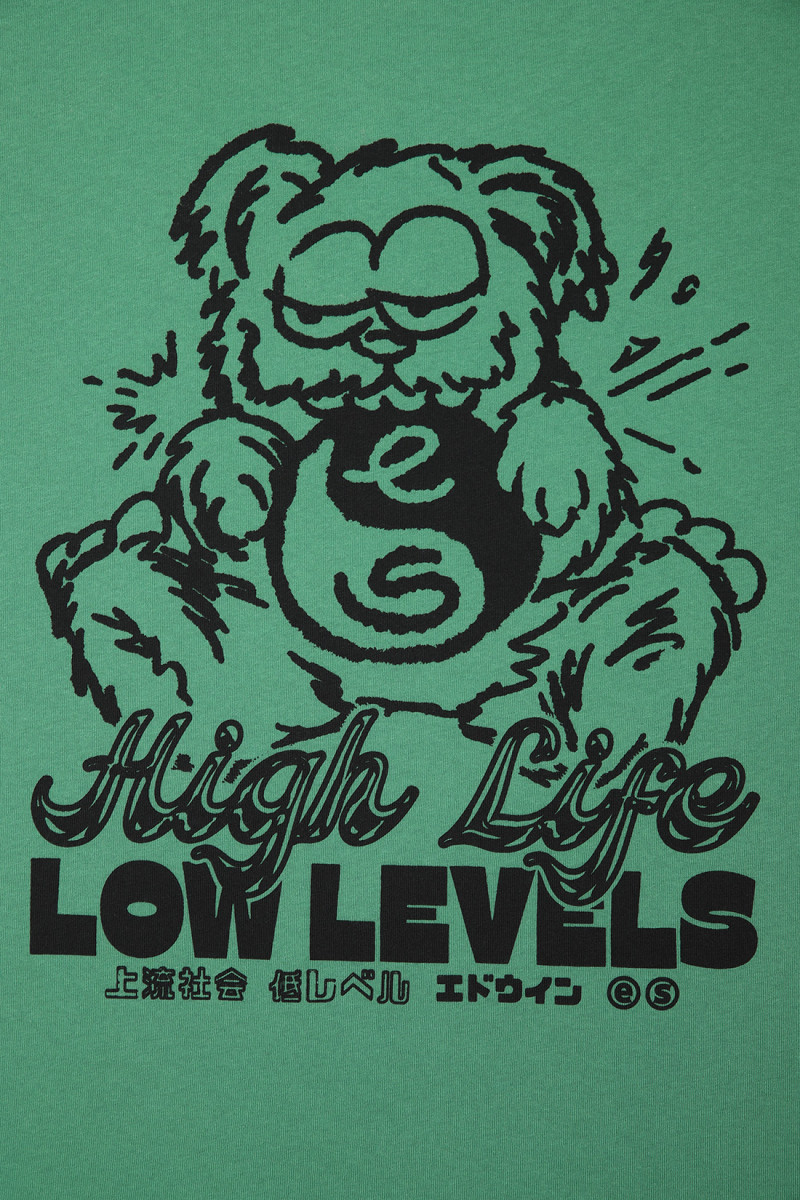 High bear tee Mint green