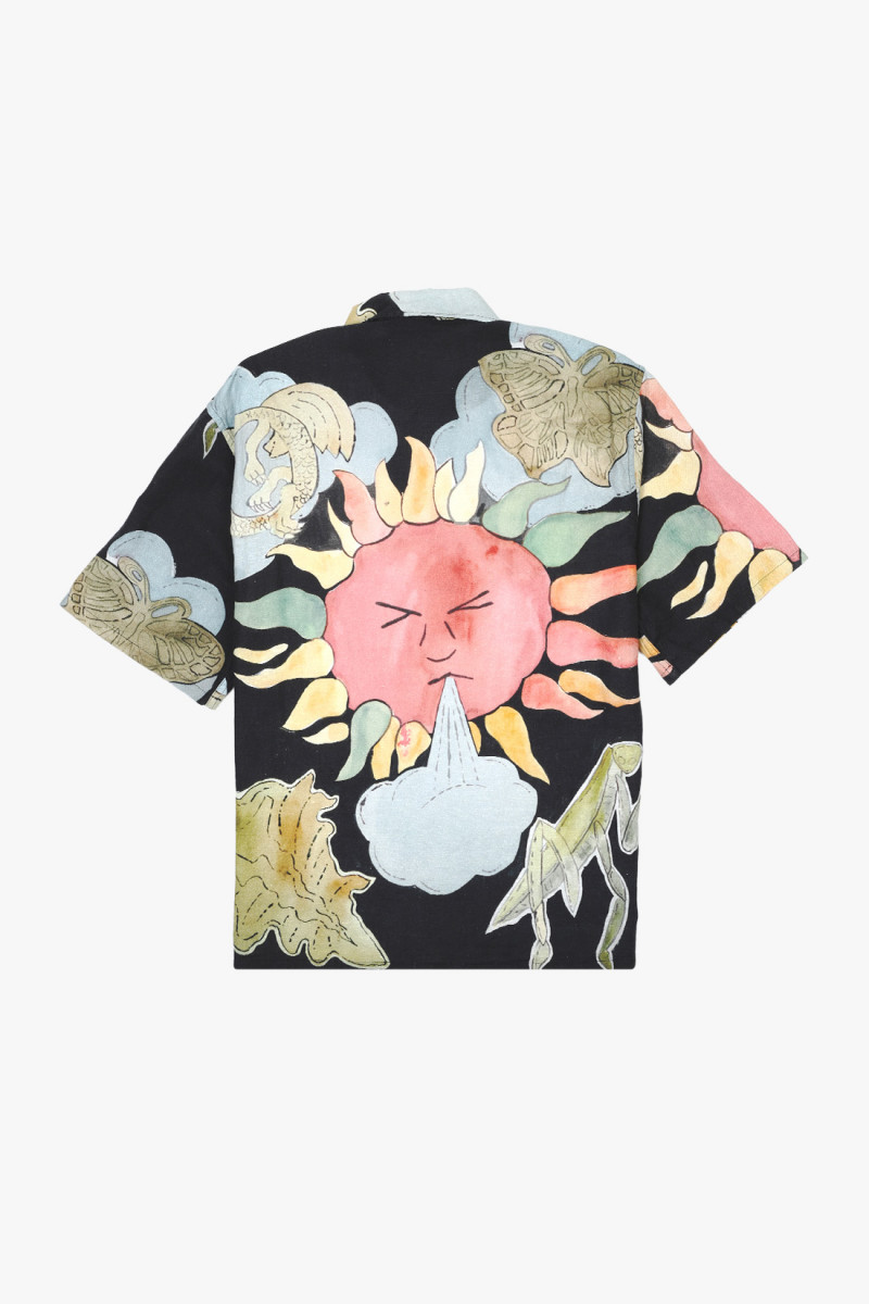 Box shirt shortsleeve Solar power print