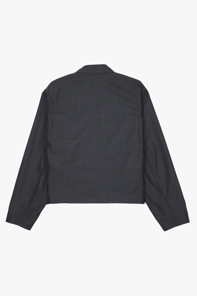 Mini jacket wool Charcoal