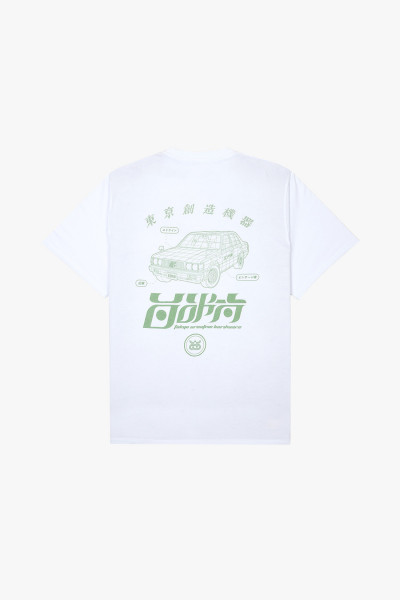 Edwin Staff tee White - GRADUATE STORE