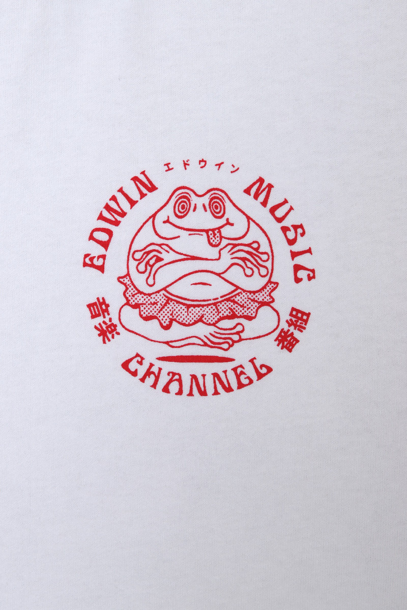 Edwin music channel tee ls White