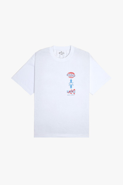 Edwin Pachinko tee White - GRADUATE STORE