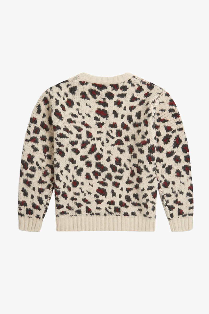 Patta leopard brushed knitted Multi