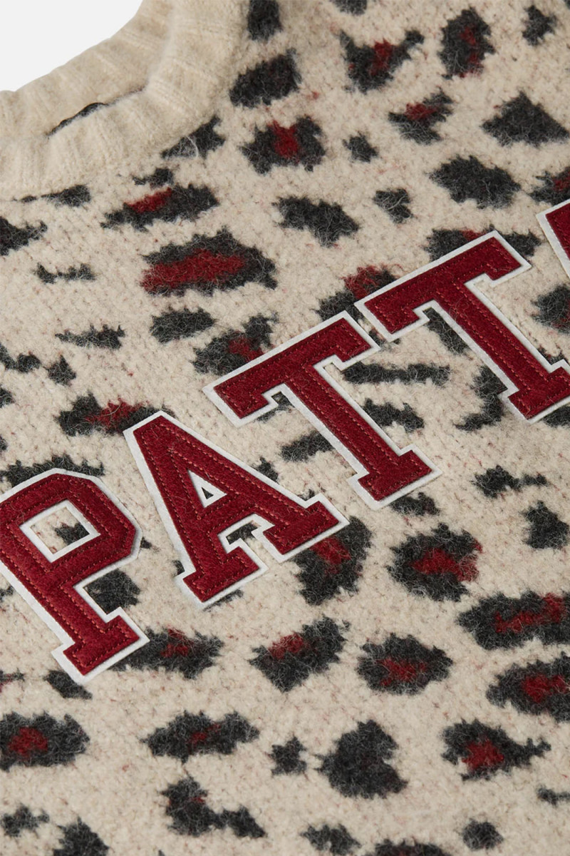 Patta leopard brushed knitted Multi