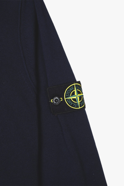 Stone island 00053 knit sweater v0020 Blu scuro - GRADUATE STORE