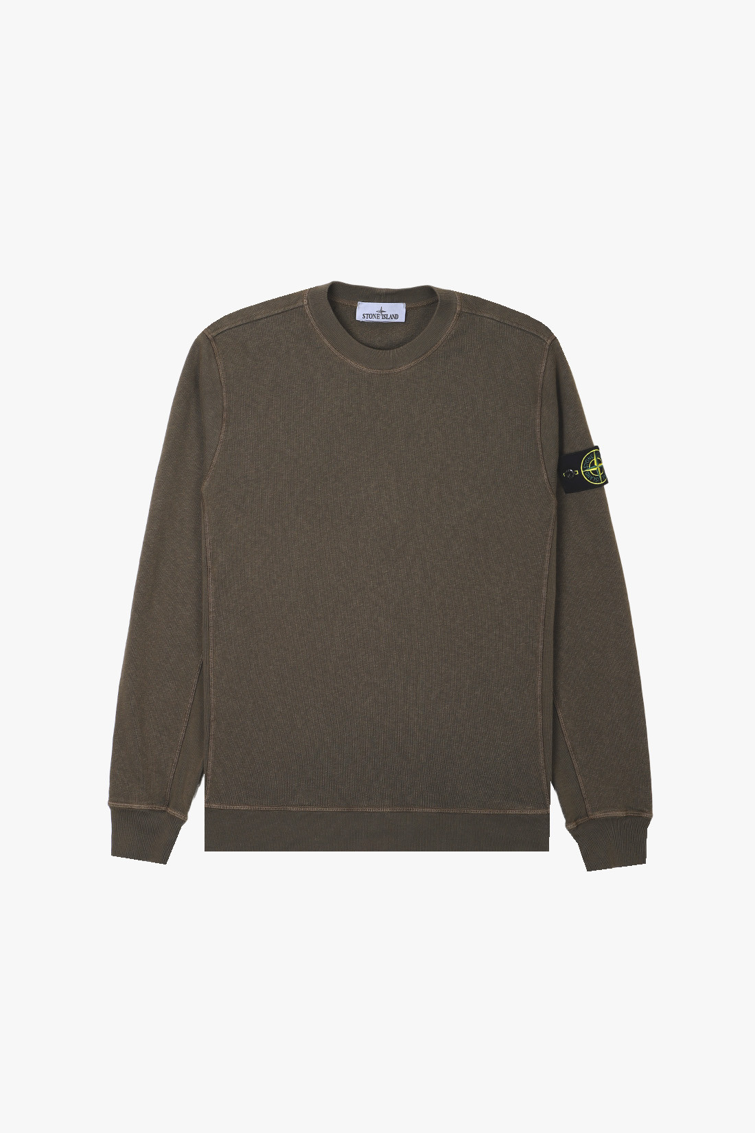 6100020 crewneck v0154 Verde militare