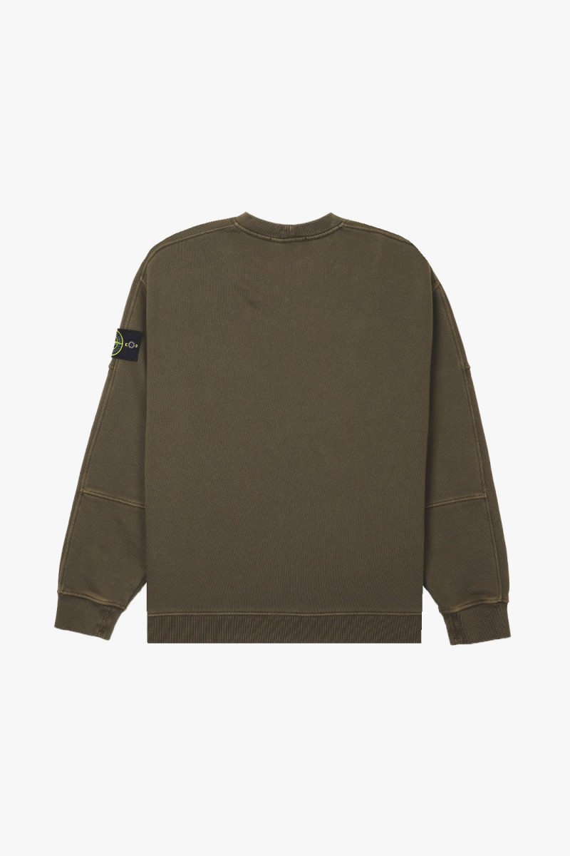 6100032 crewneck v0154 Verde militare