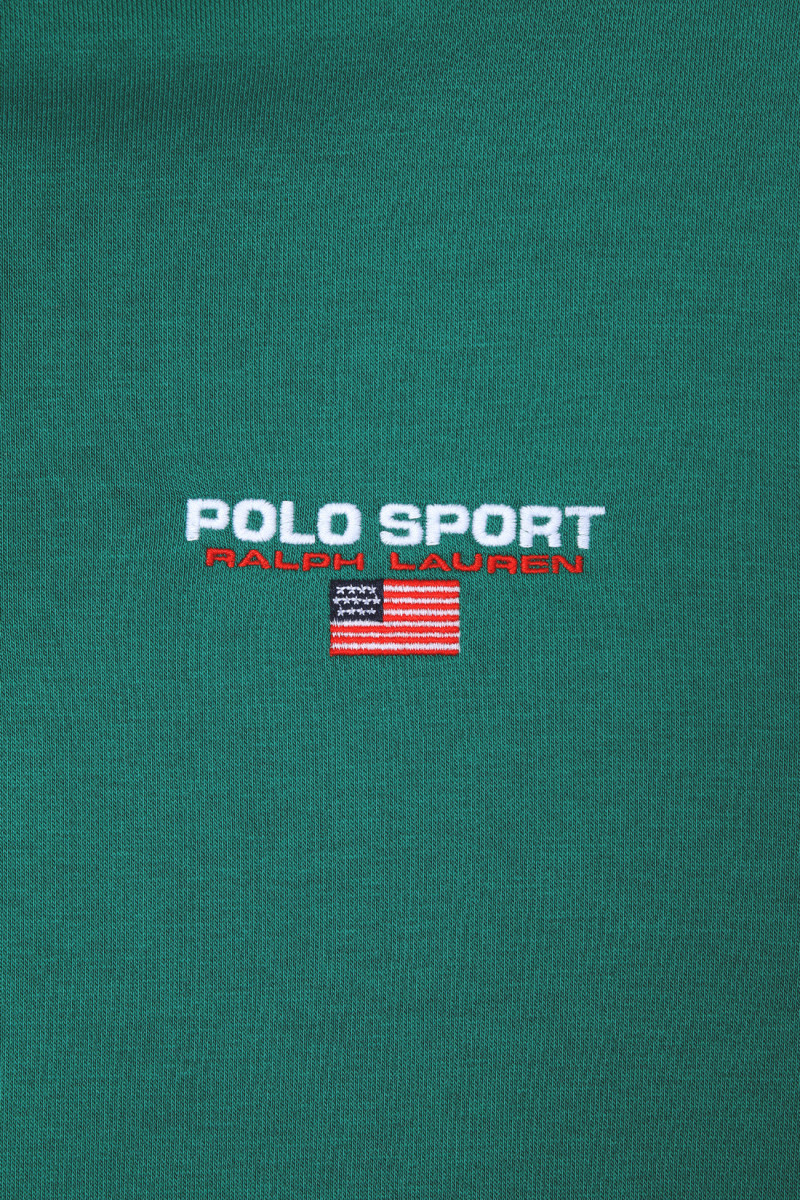 Polo sport half zip sweat Green