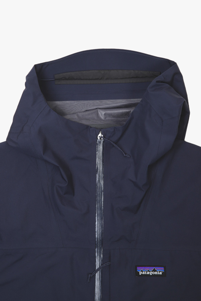 M's boulder fork rain jkt Smolder blue