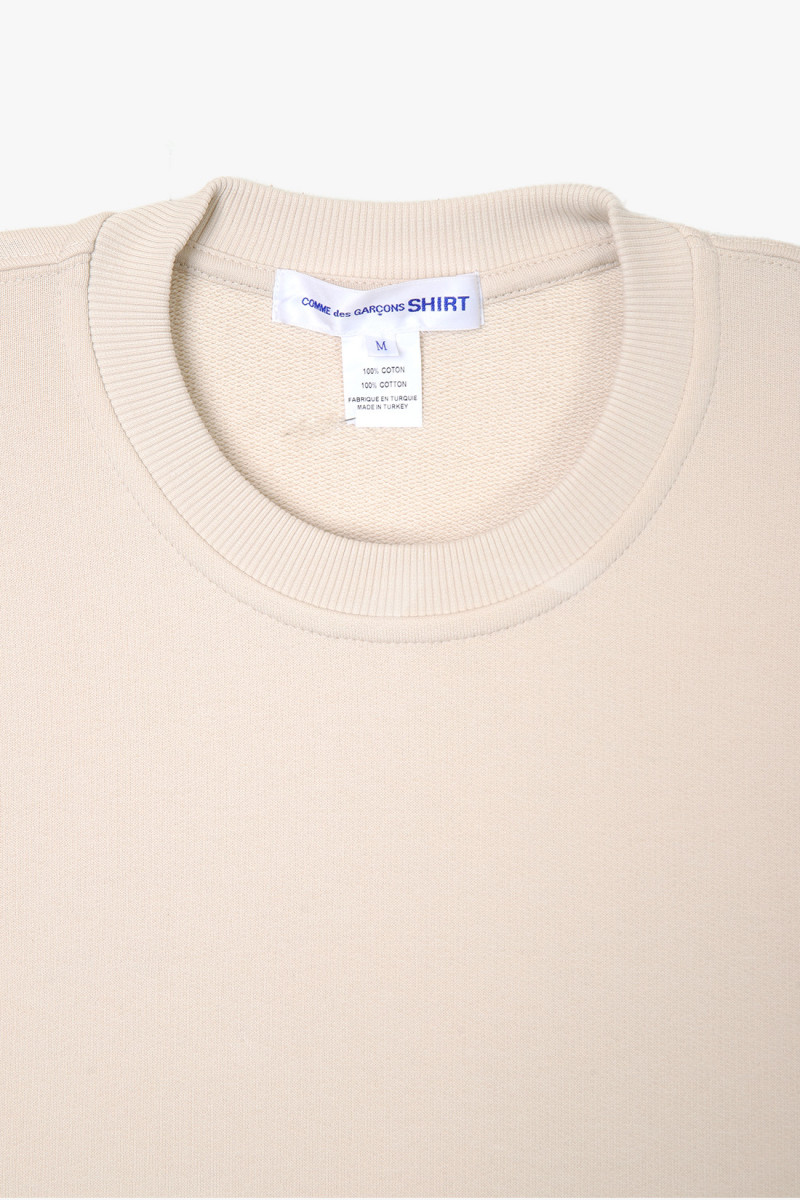 Mens sweat shirt knit Beige