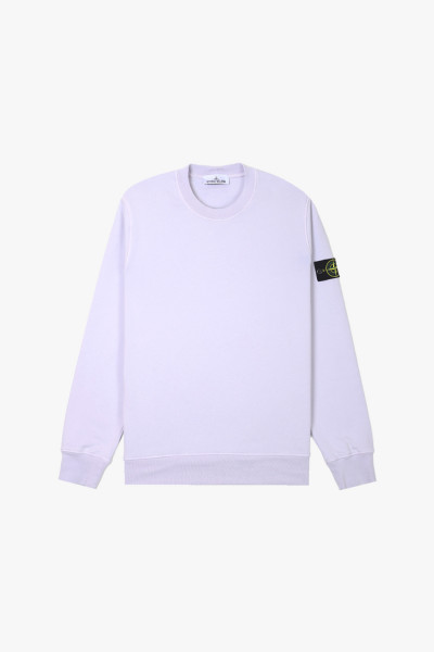 Stone island 6100044 crewneck sweater v0088 Lilla - GRADUATE STORE