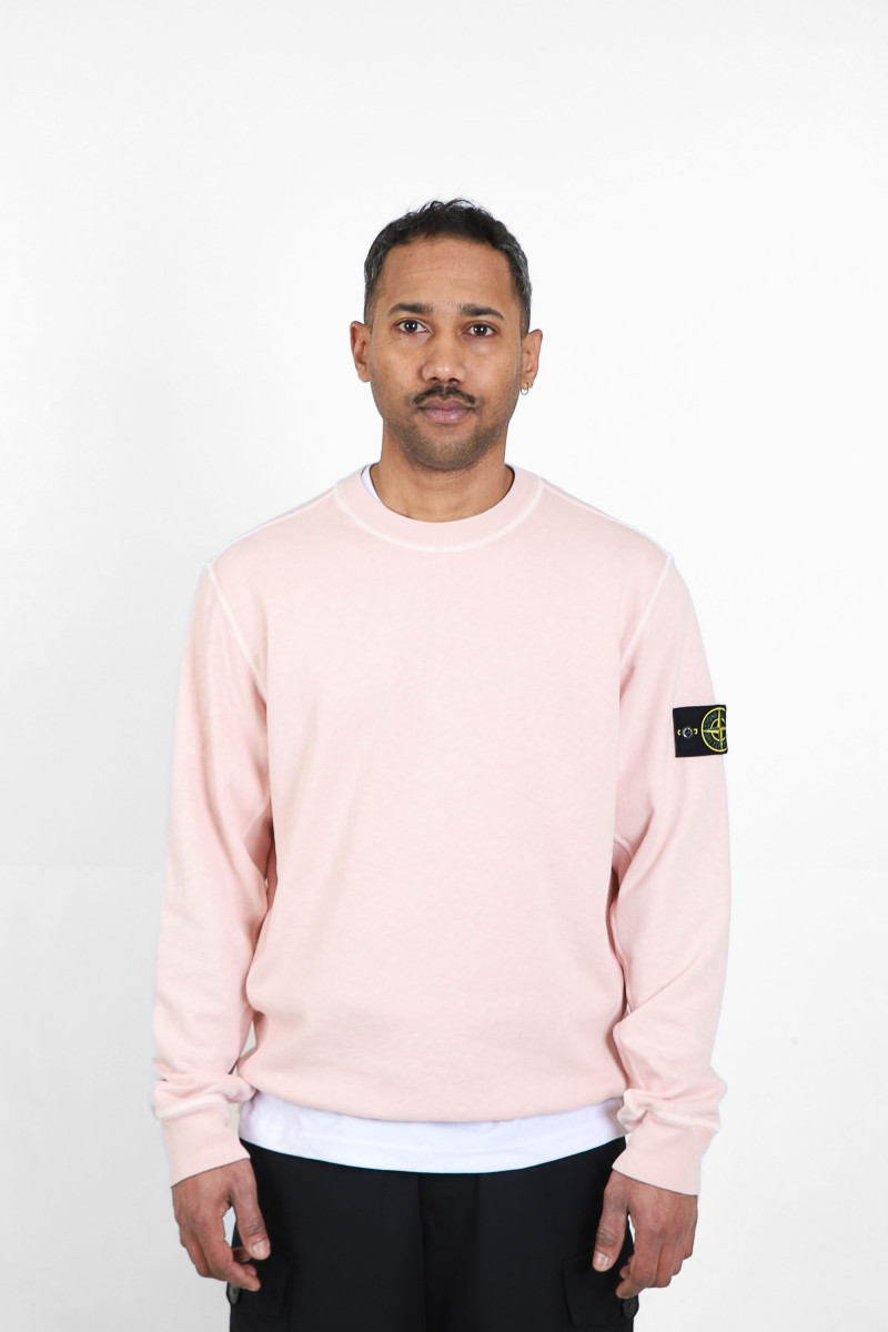 6100044 crewneck sweater v0082 Rosa antico