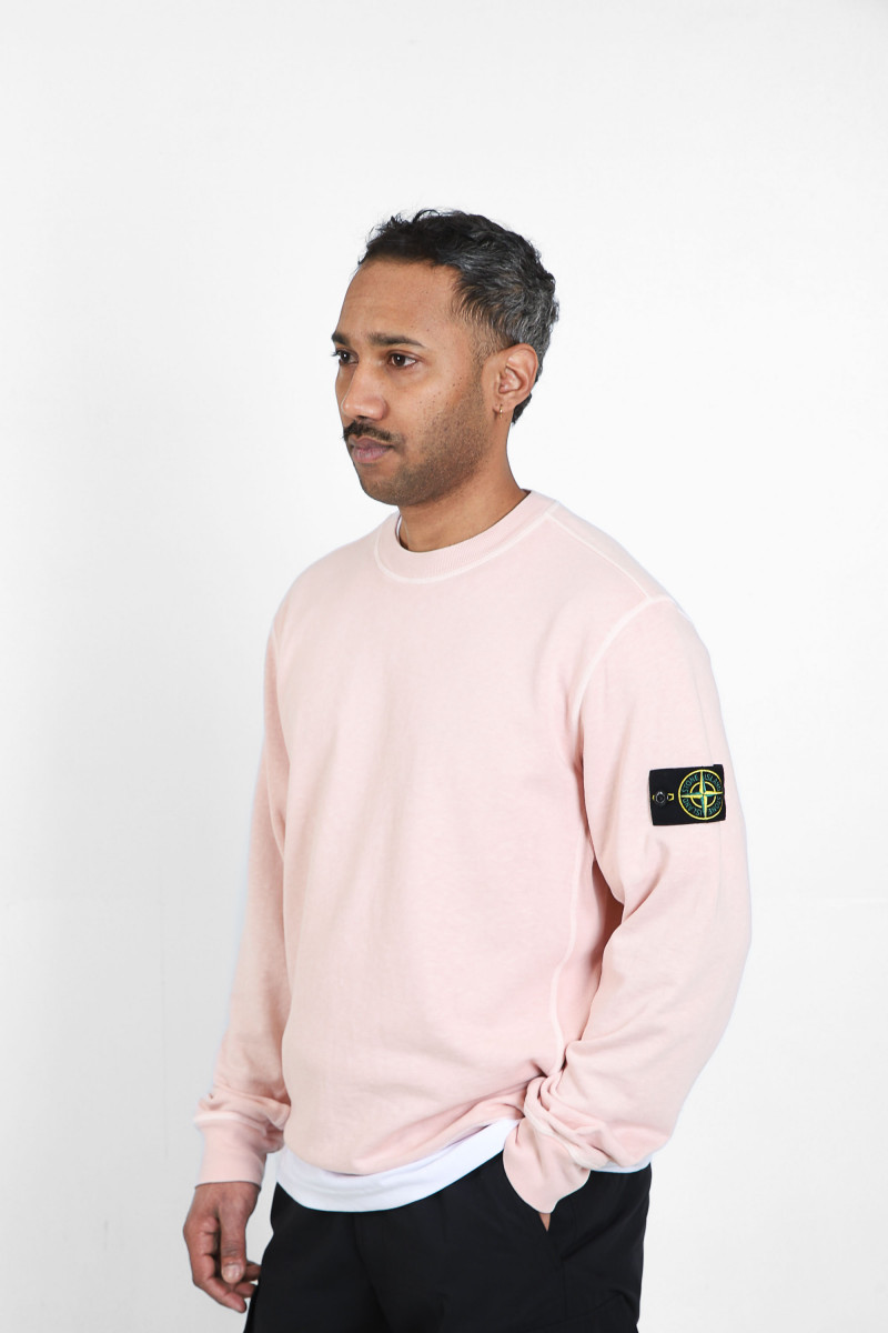 6100044 crewneck sweater v0082 Rosa antico