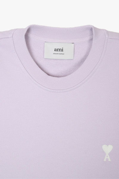 Ami Sweatshirt ami de coeur ecru Lilas - GRADUATE STORE