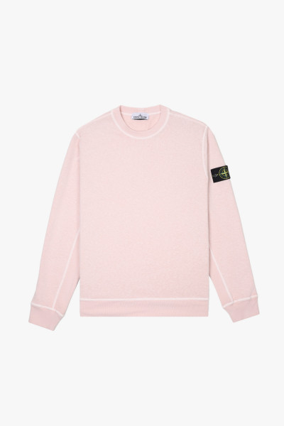 Stone island 6100020 crewneck v0182 Rosa antico - GRADUATE STORE