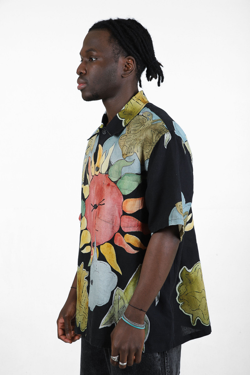 Box shirt shortsleeve Solar power print