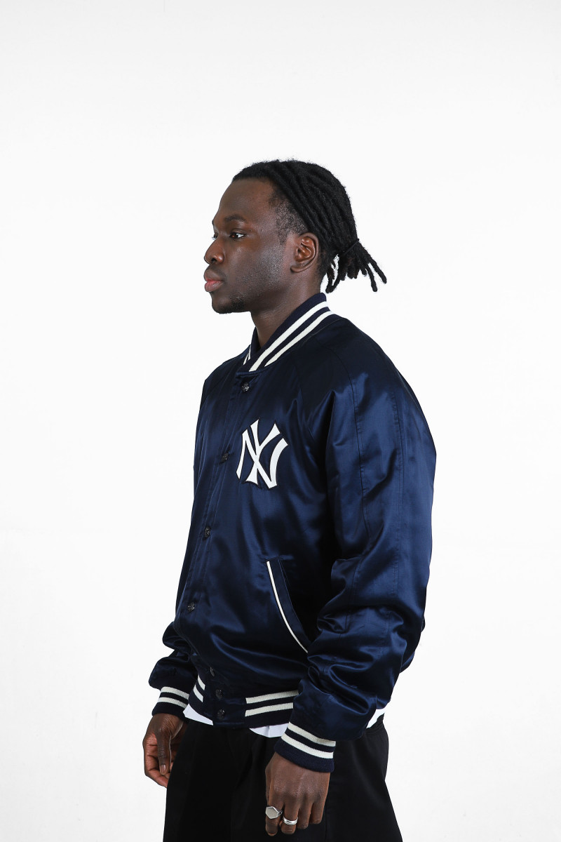 Yankees satin jacket Aviator navy