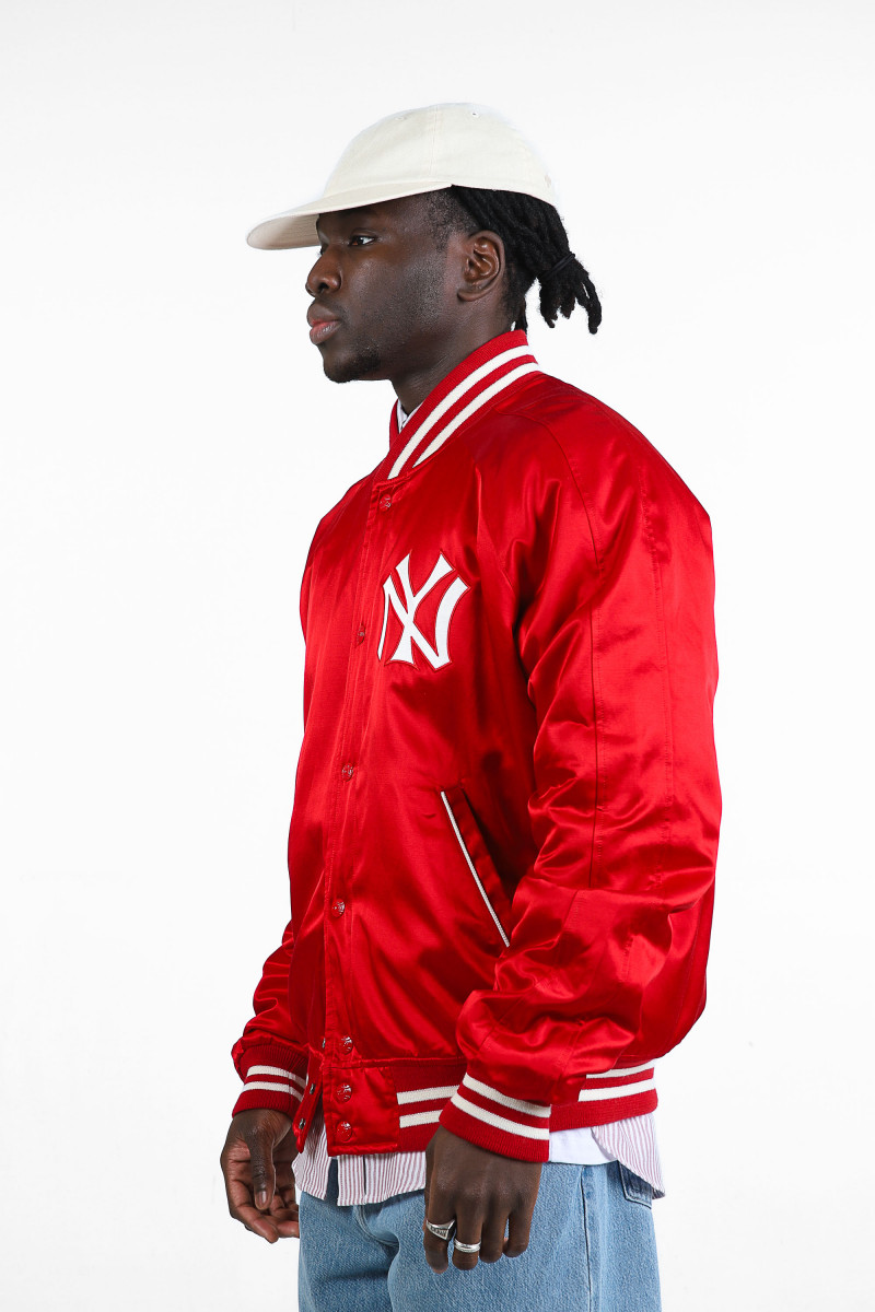 Yankees satin jacket Ralph red