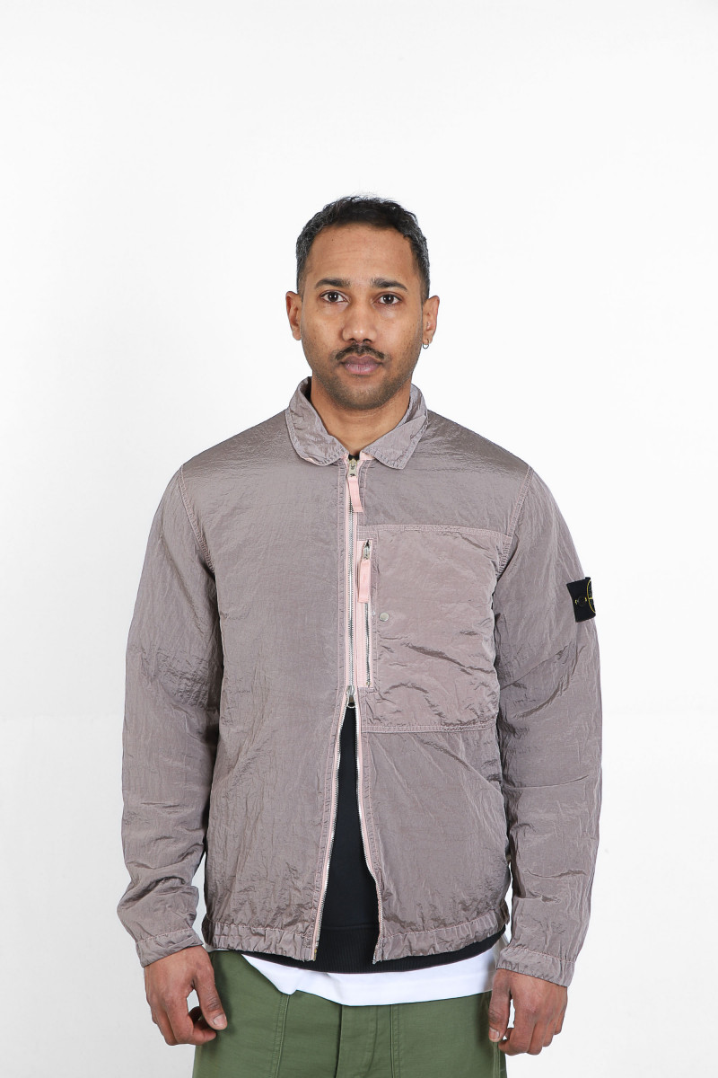 1200005 overshirt nylon v0082 Rosa antico