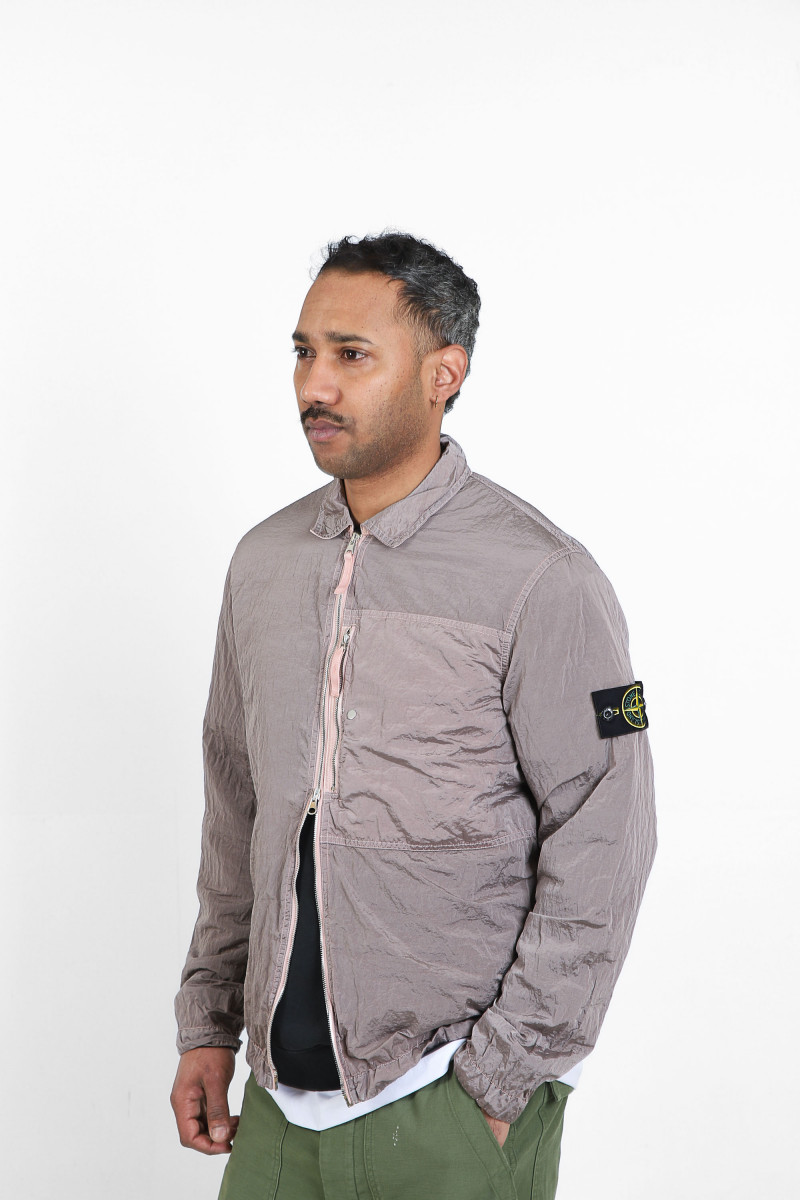 1200005 overshirt nylon v0082 Rosa antico