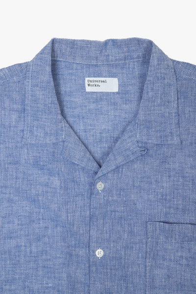 Universal works Road shirt Blue - GRADUATE STORE