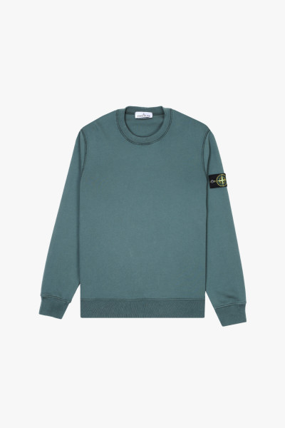 Stone island 6100044 crewneck sweater v0053 Verde bottiglia - ...