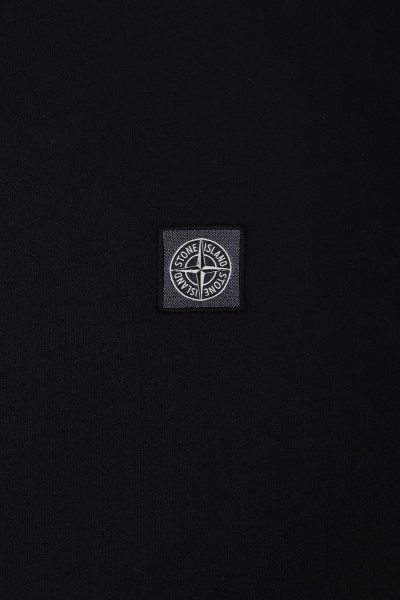 Stone island 2100034 combed tee v0029 Nero - GRADUATE STORE