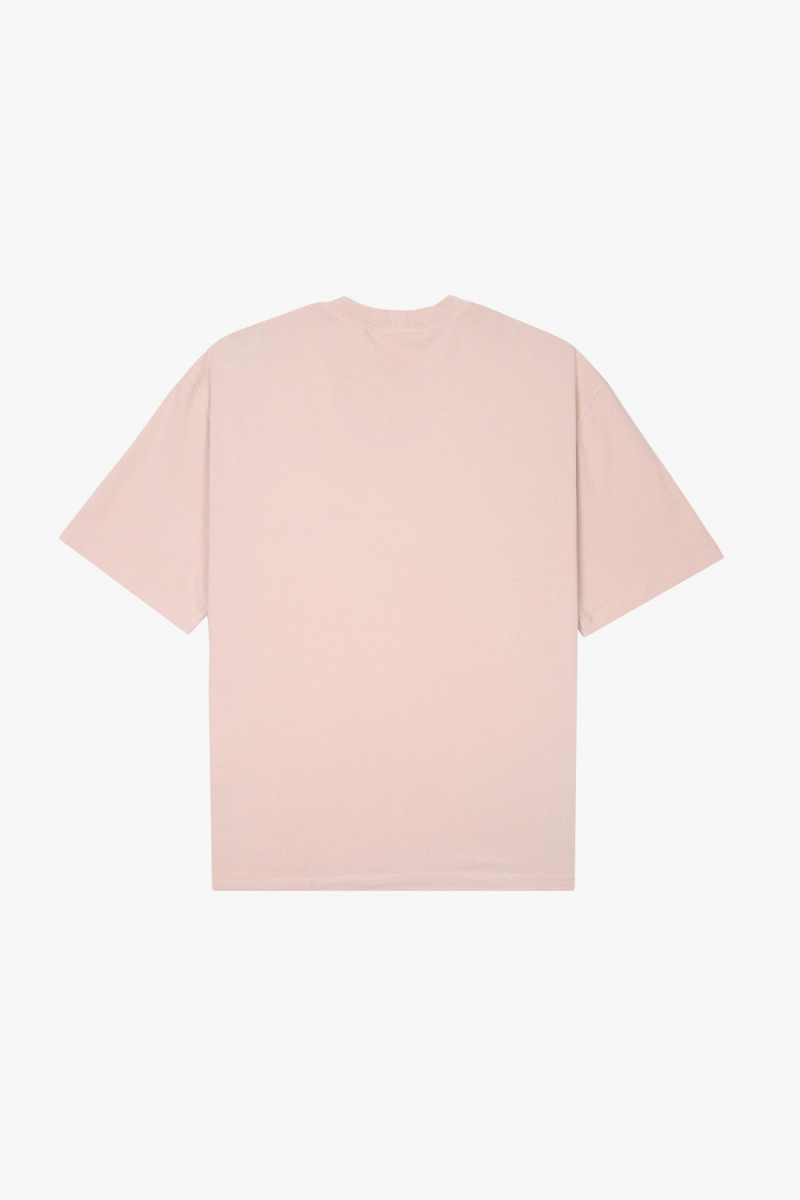 2100034 combed tee v0082 Rosa antico