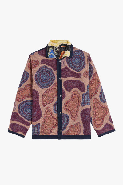 Homecore Mas golgi jacket Navy-multi - GRADUATE STORE