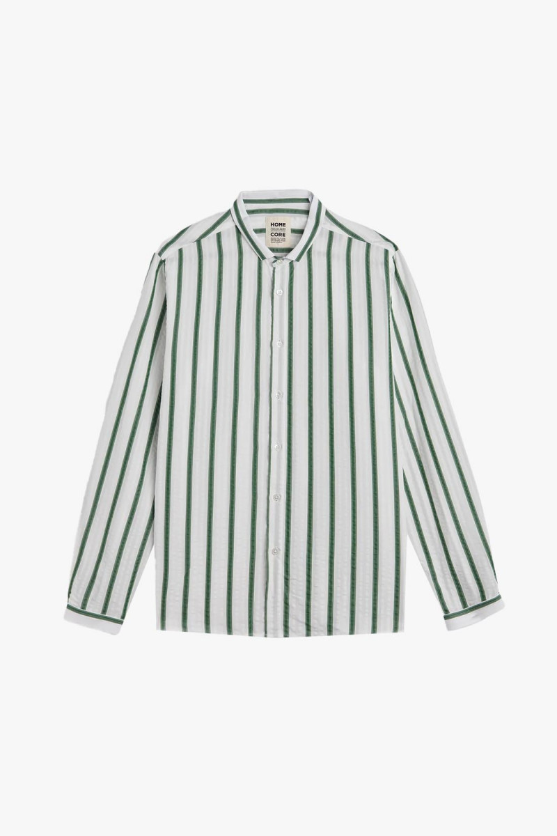 Pala tencel Green stripes