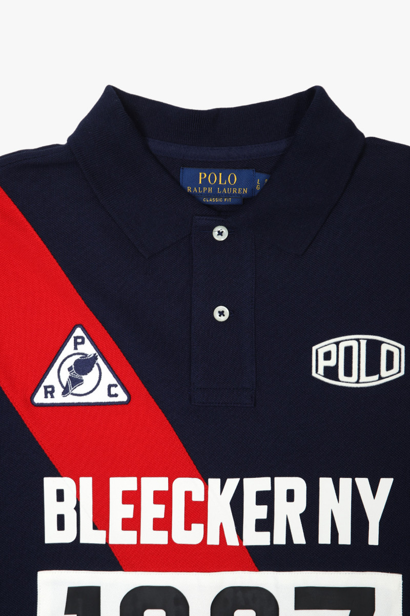 Classic fit graphic polo Navy