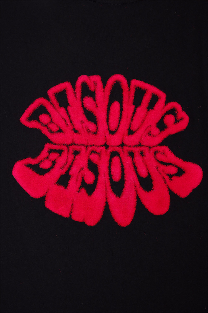 T-shirt lips Black