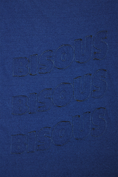 Bisous skateboards T-shirt reverse sonic Navy - GRADUATE STORE