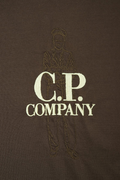 Cp company 30/2 mercerized sailor tee Ivy green - GRADUATE STORE