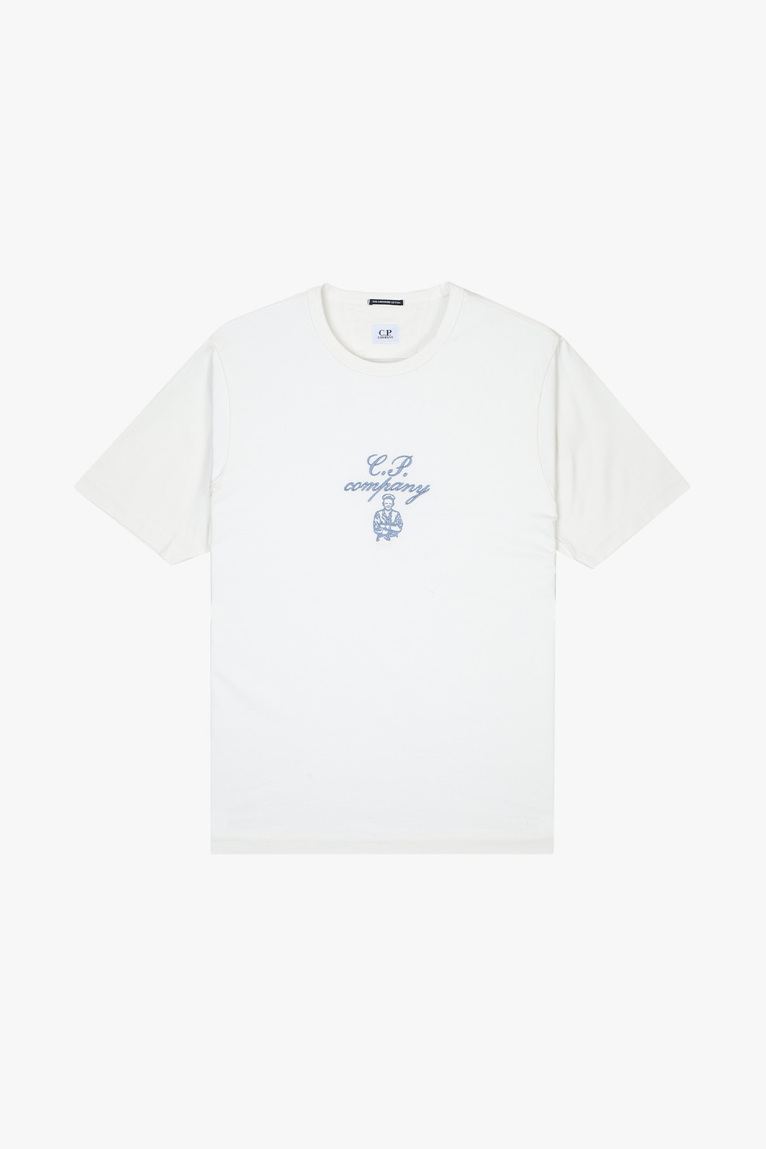 30/2 mercerized embroidery tee Gauze white