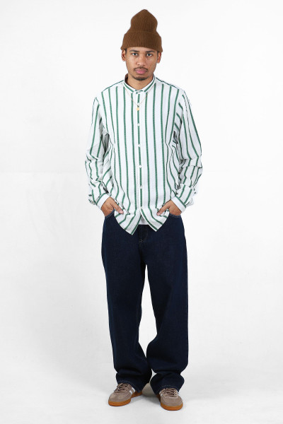 Pala tencel Green stripes