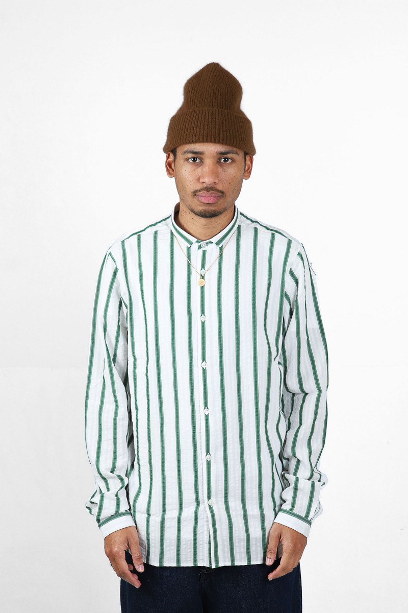 Pala tencel Green stripes