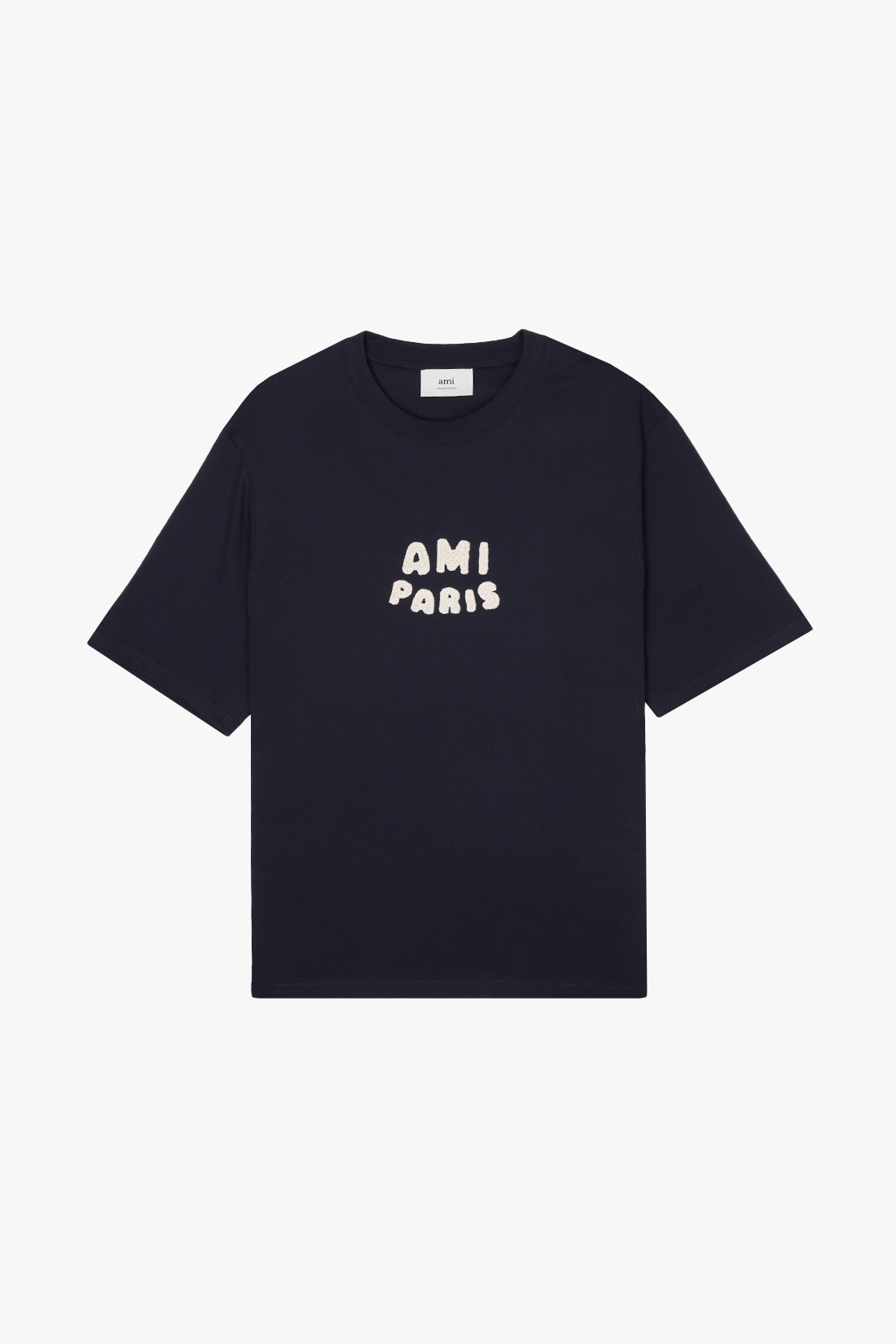 T-shirt patch ami paris Bleu marine