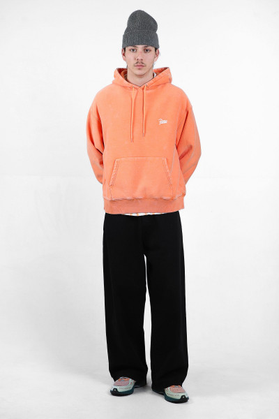 Patta classic washed hooded sw Melon