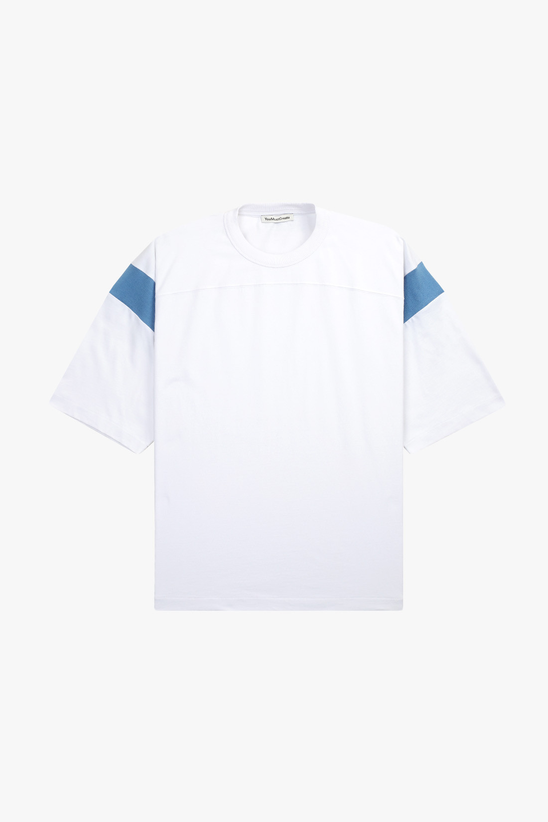 Skate t-shirt White/ blue